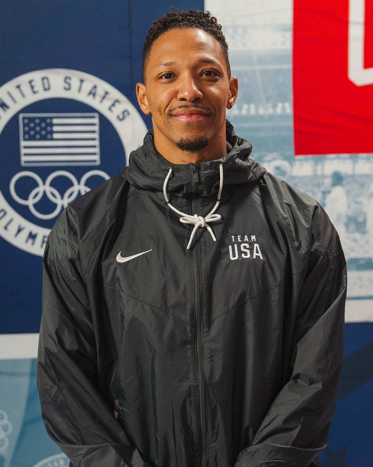 Bboy Morris wearing his Team USA jacket
